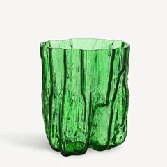 Crackle Green Vase Tall Kosta Boda
