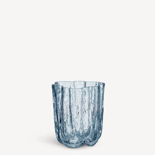 Crackle Vase Circular Small Kosta Boda - Crystal House