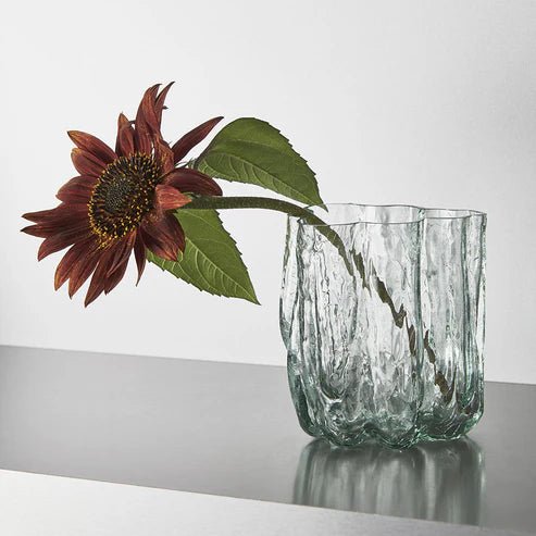 Crackle Vase Circular Small Kosta Boda - Crystal House