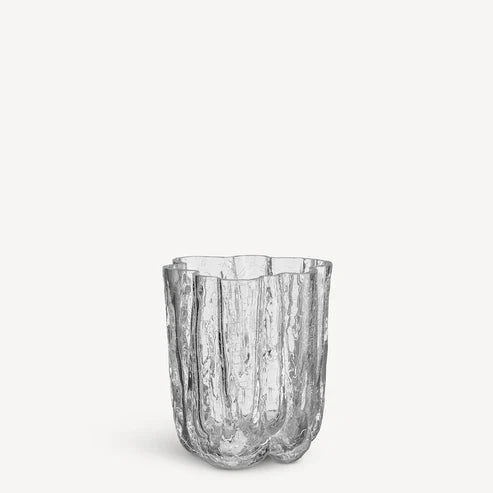 Crackle Vase Clear Small Kosta Boda - Crystal House