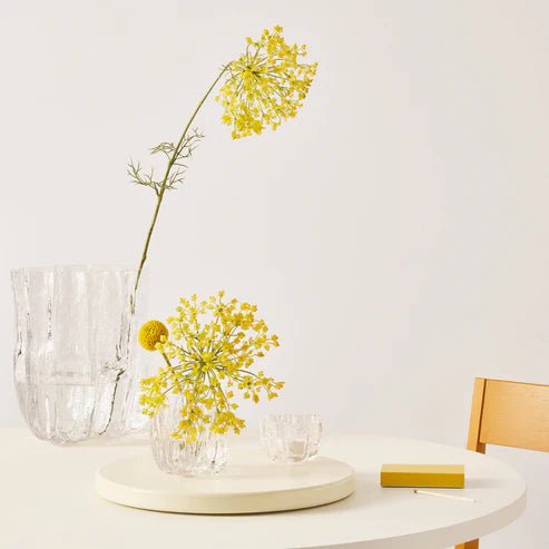 Crackle Vase Clear Small Kosta Boda - Crystal House