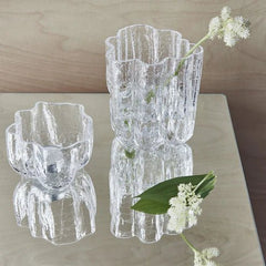 Crackle Vase Clear Small Kosta Boda - Crystal House
