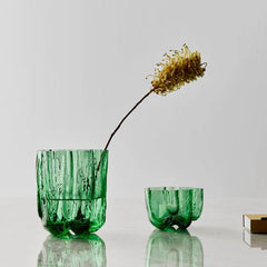 Crackle Vase Green Small Kosta Boda - Crystal House