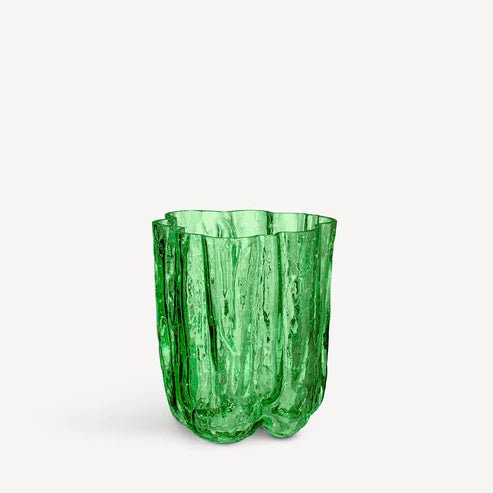 Crackle Vase Green Small Kosta Boda - Crystal House