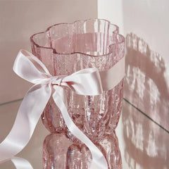 Crackle Vase Pink Small Kosta Boda - Crystal House