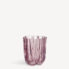Crackle Vase Pink Small Kosta Boda - Crystal House