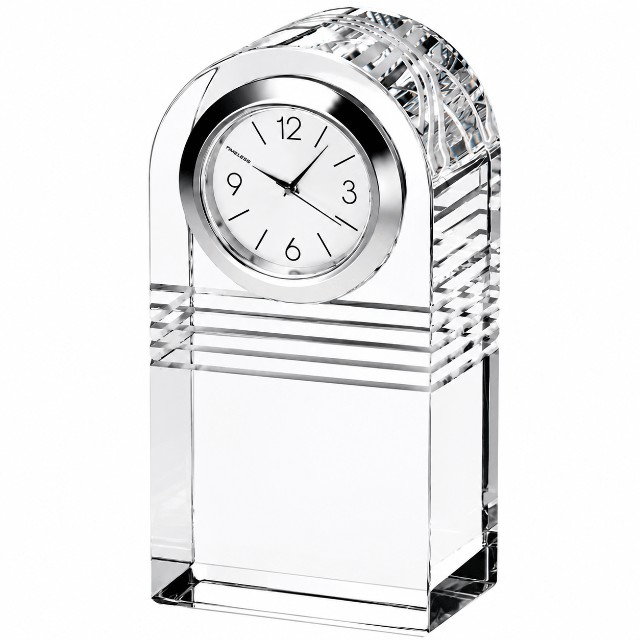 Crystal Clock Office Table Decor Luxury Gift Crystal House - Crystal House