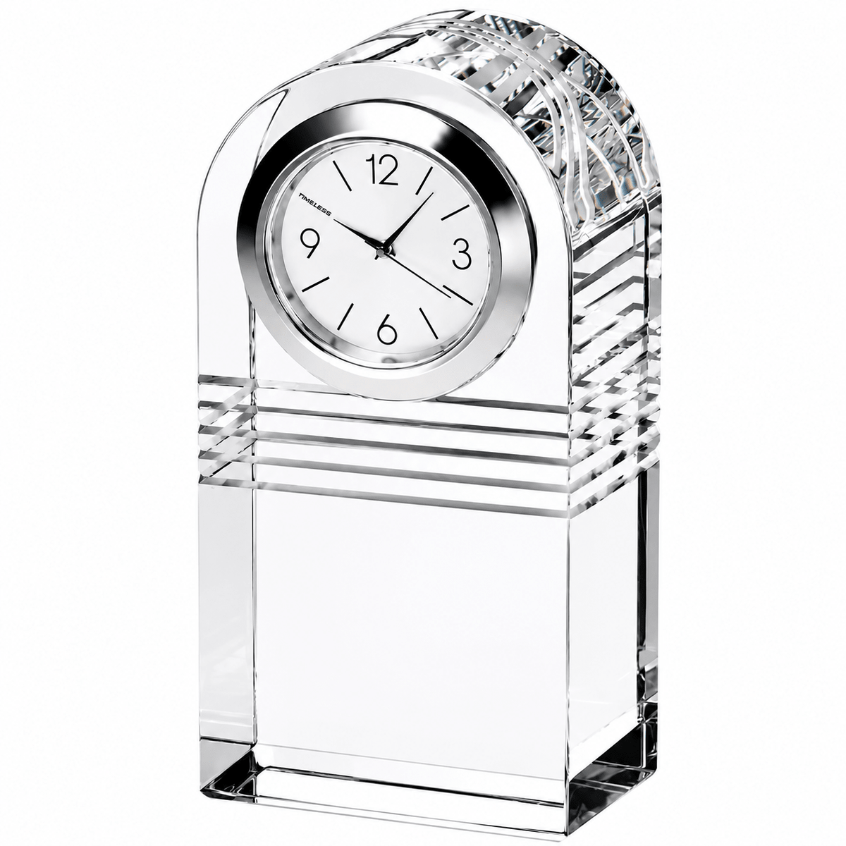 Crystal Clock Office Table Decor Luxury Gift Crystal House - Crystal House