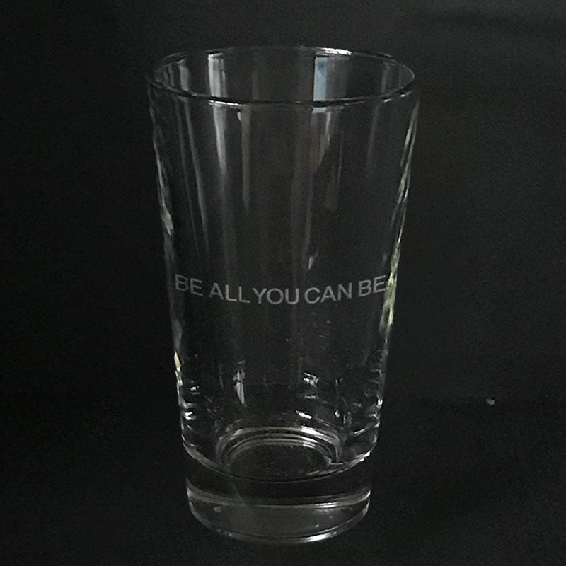 US Army slogan-Be all you can be -pint glass Crystal House