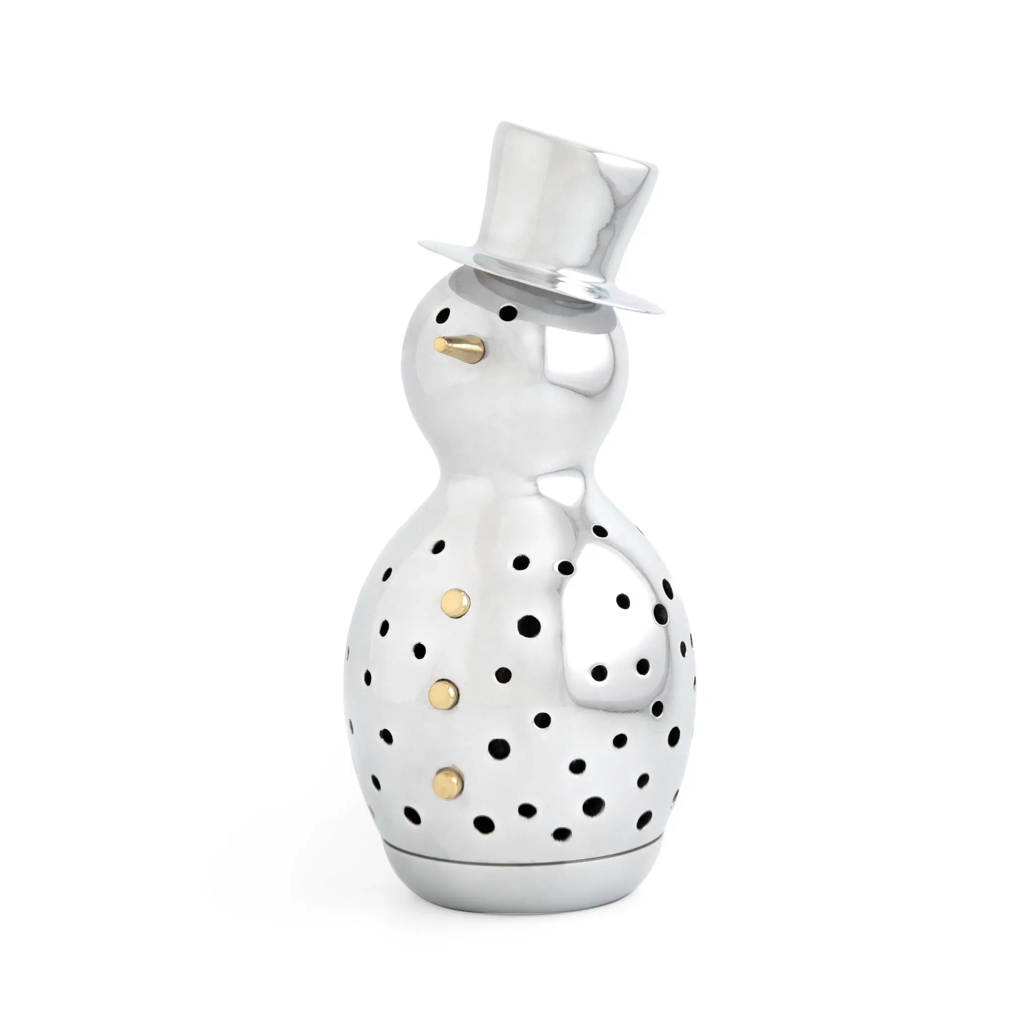 Snowman Luminary Crystal House