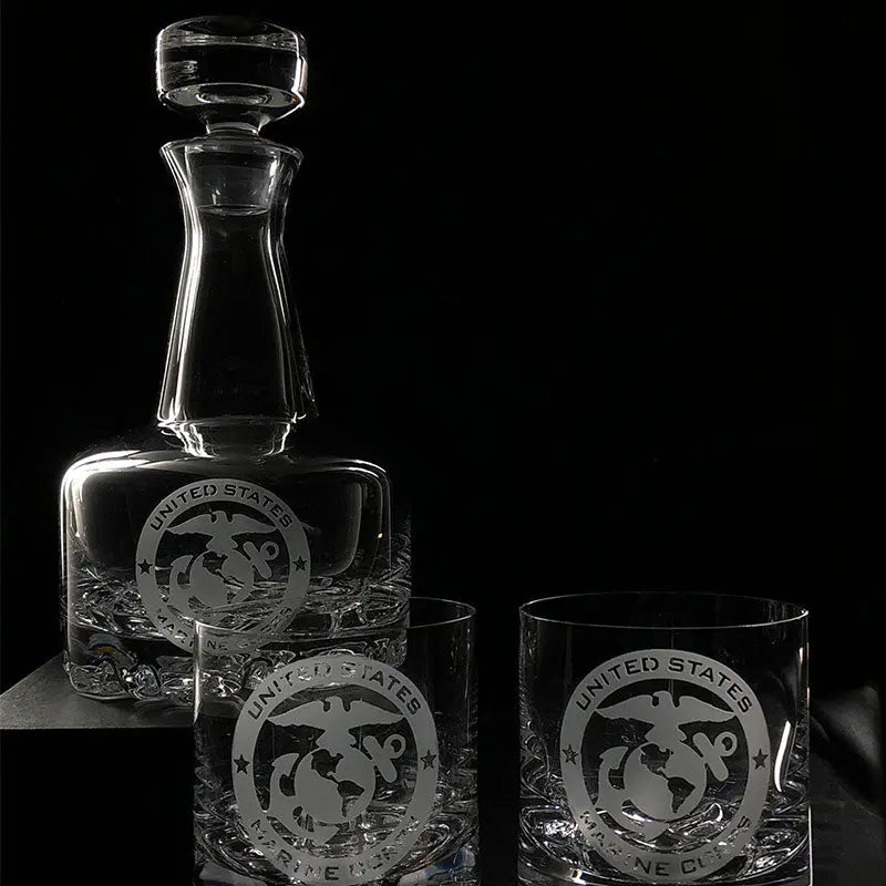 Military Insignia - Erik Decanter set Crystal House