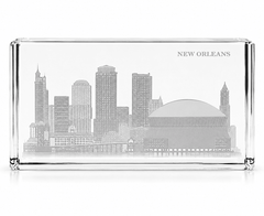 Crystal House Paperweight Fine Crystal with Deep Engraving Premium Luxury Gift Office Decor Crystal House - Crystal House