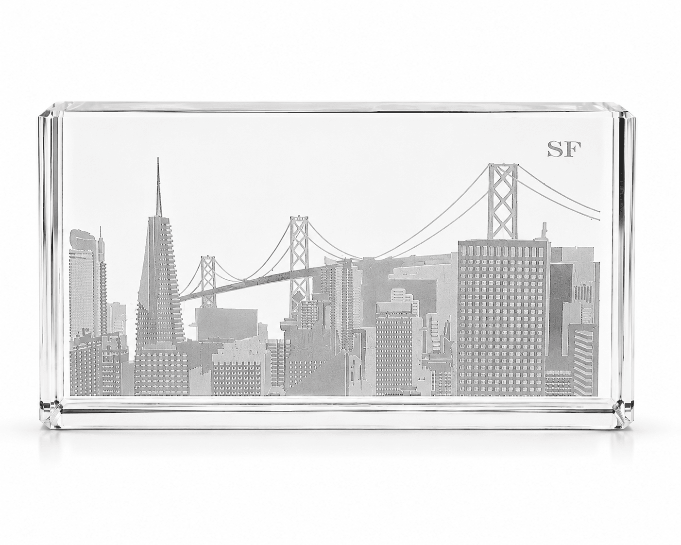 Crystal House Paperweight Fine Crystal with Deep Engraving Premium Luxury Gift Office Decor Crystal House - Crystal House