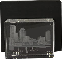 Crystal House Paperweight Fine Crystal with Deep Engraving Premium Luxury Gift Office Decor Crystal House - Crystal House