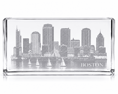 Crystal House Paperweight Fine Crystal with Deep Engraving Premium Luxury Gift Office Decor Crystal House - Crystal House