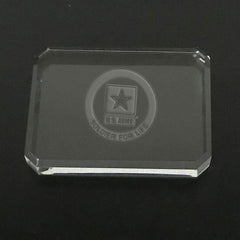 US Army soldier -paperweight Crystal House