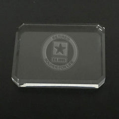 US Army soldier -paperweight Crystal House