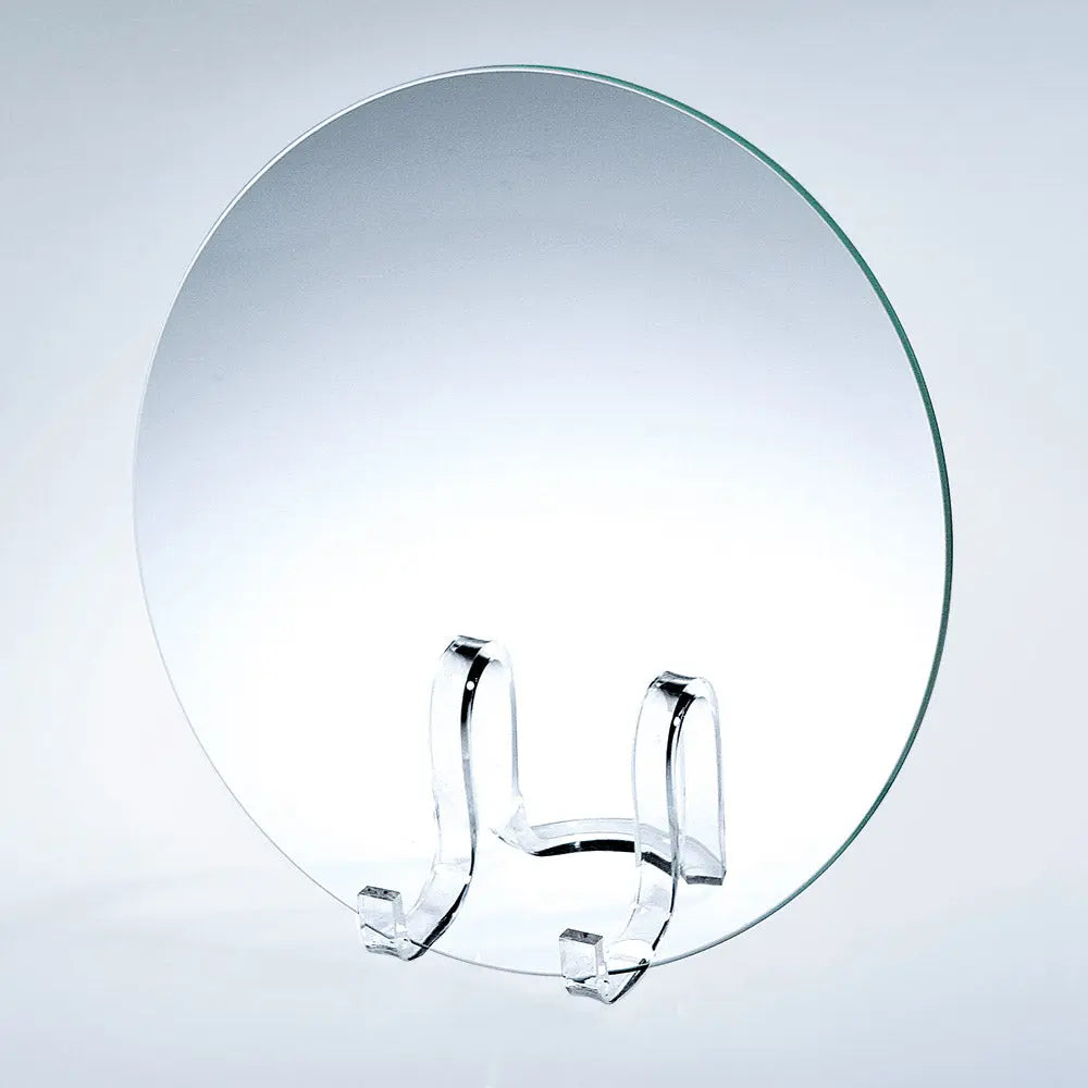 CURVED ROUND PLATE Crystal House - Prism