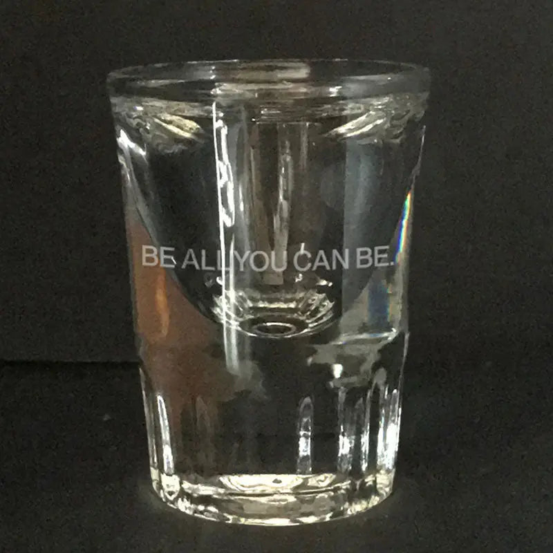 US Army slogan "Be all you can be" shot glass