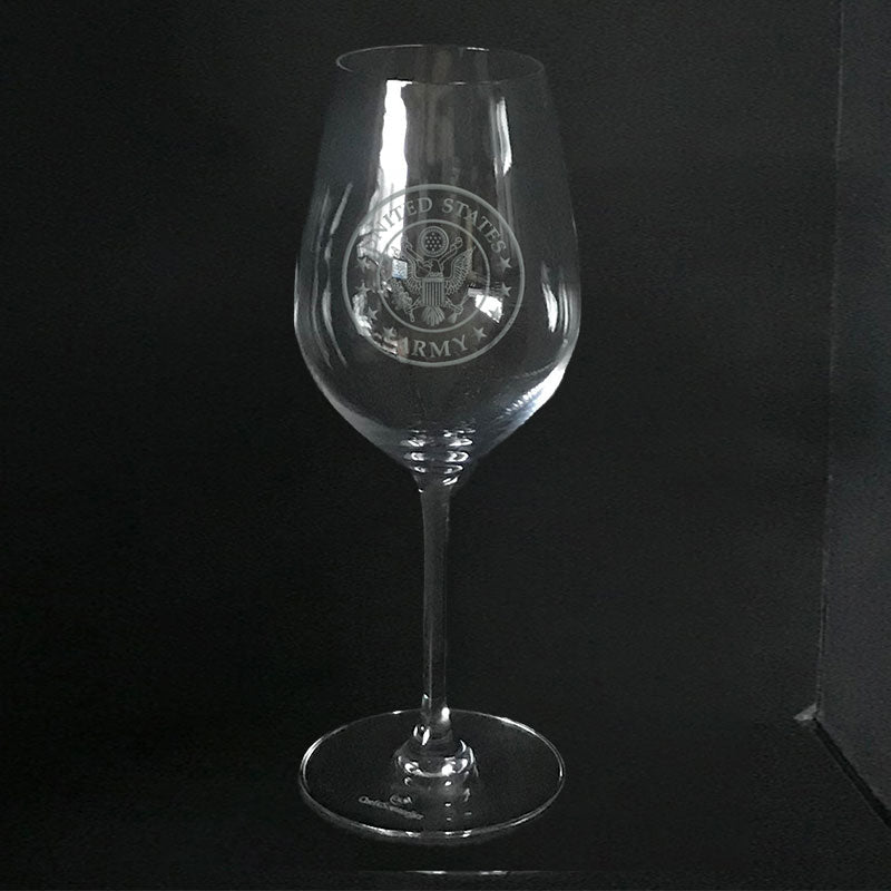 US Army insignia- white wine Crystal House