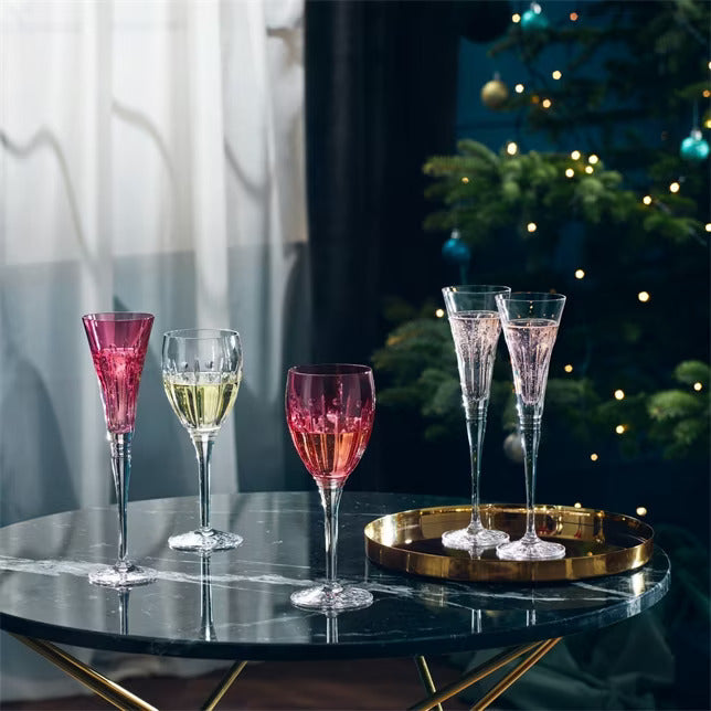 Winter Wonders Wine Color Rose Crystal House