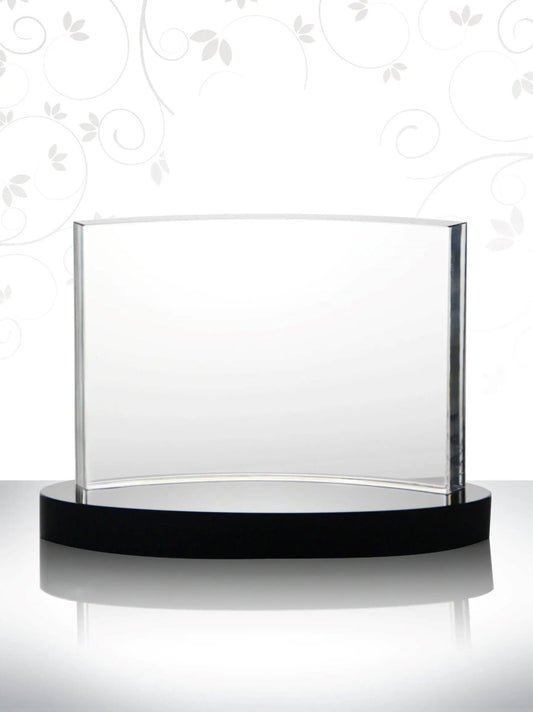 Crystal Wedge Plaque Crystal House - RM