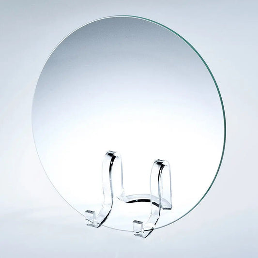 CURVED ROUND PLATE Crystal House - Prism