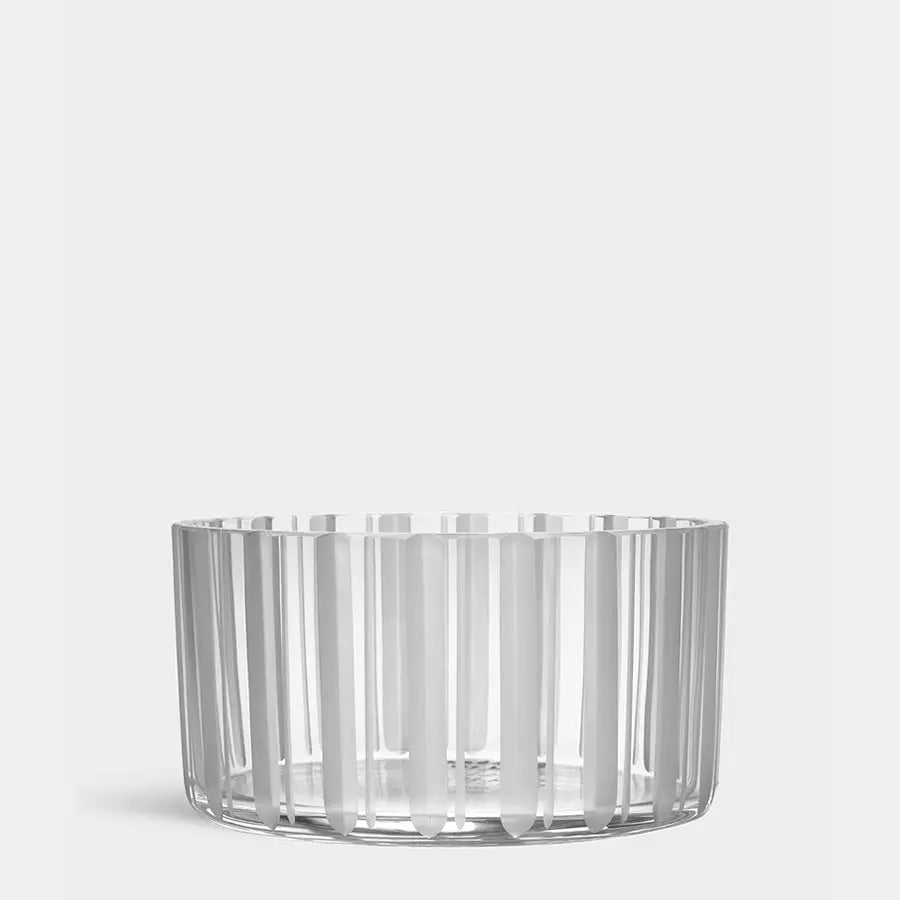 Cut In Number Checkered Bowl Small Orrefors