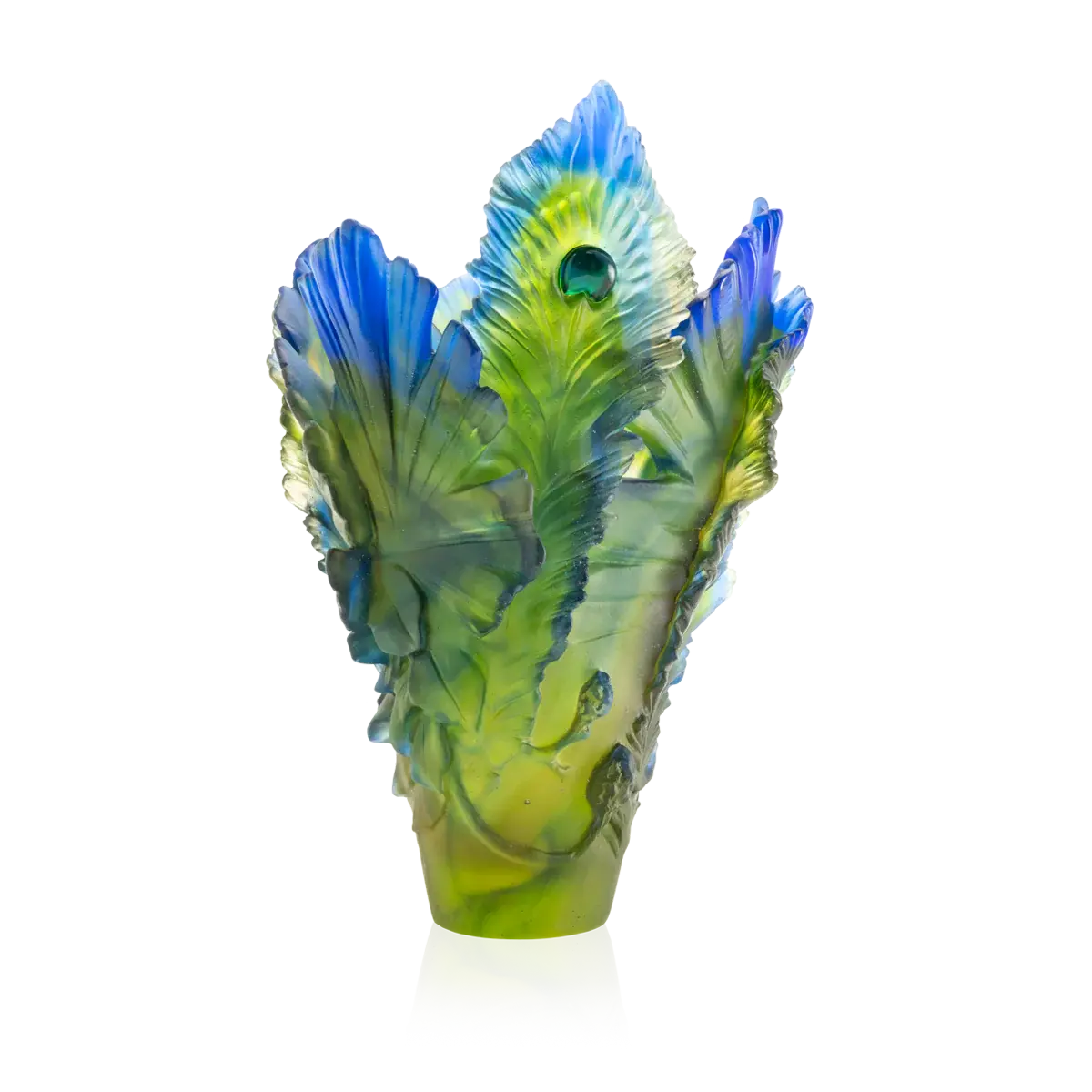 Large Vase - Fleur de Paon Exotique - Crystal House