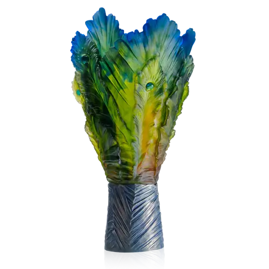 Magnum Vase - Fleur de Paon Exotique - Crystal House