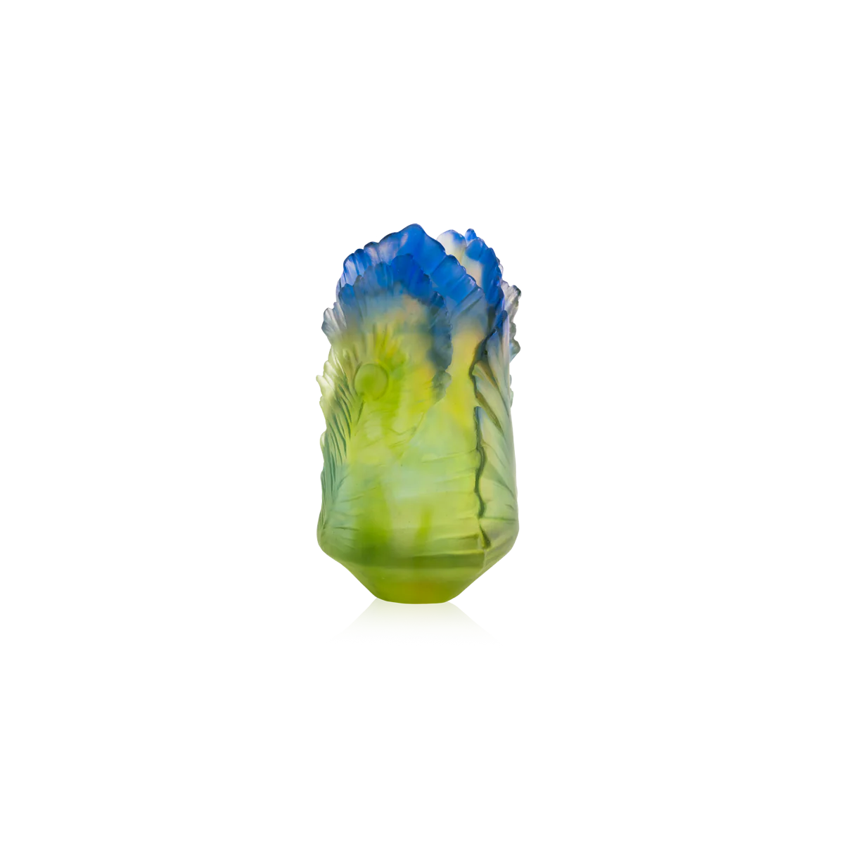 SMALL VASE- Fleur de Paon Exotique Daum
