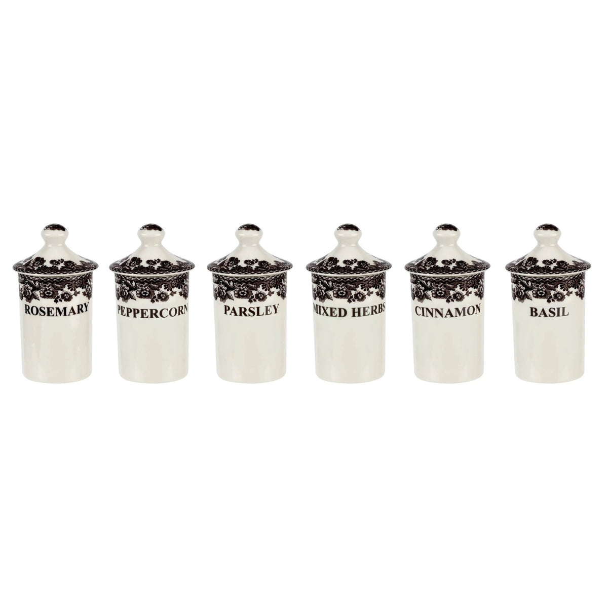 Delamere - Serveware / Giftware Spice Jars S/6 Spode
