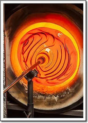 Diamond Blaze Mercury Vase - 1729 Monarch Custom Glass