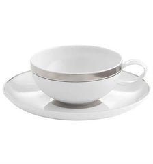DOMO PLATINIUM TEA CUP & SAUCER Vista Alegre