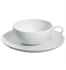 DOMO WHITE BREAKFAST CUP & SAUCER Vista Alegre