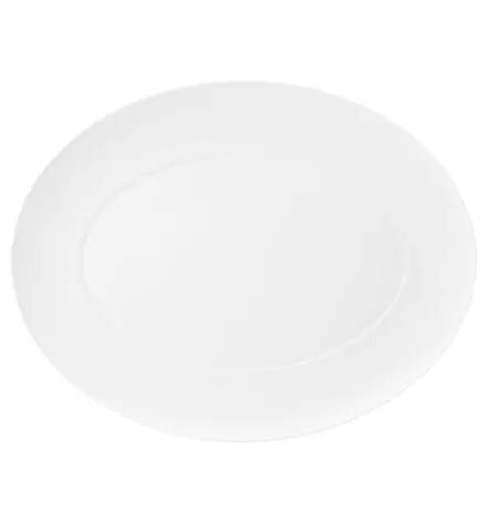 DOMO WHITE LARGE OVAL PLATTER Vista Alegre