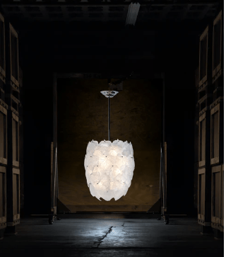 Eden Chandelier in White by Martyn Lawrence Bullard Daum - Crystal House