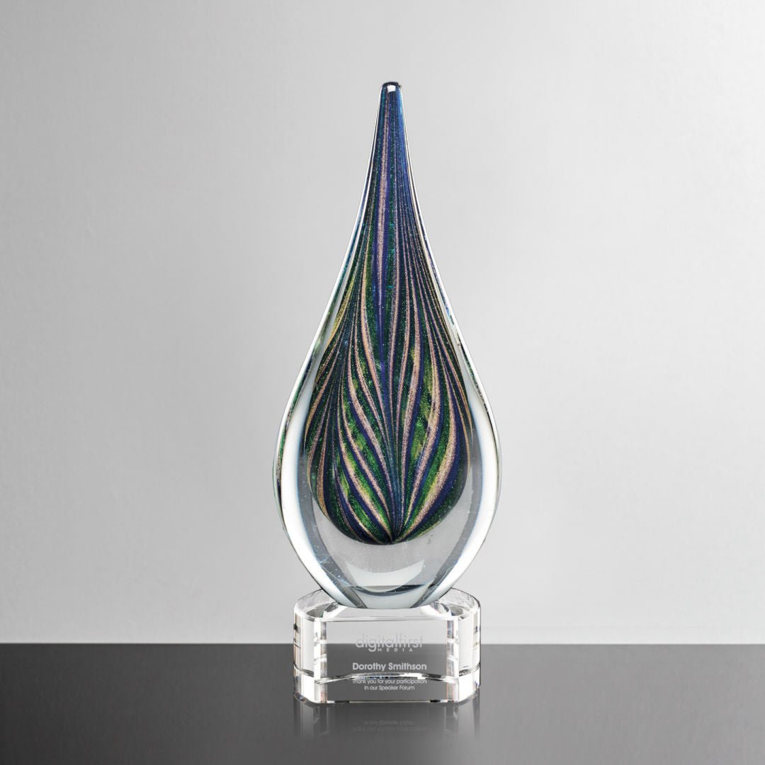 Elba Crystal Award – Luxury Corporate Trophy crystal edge - Crystal House