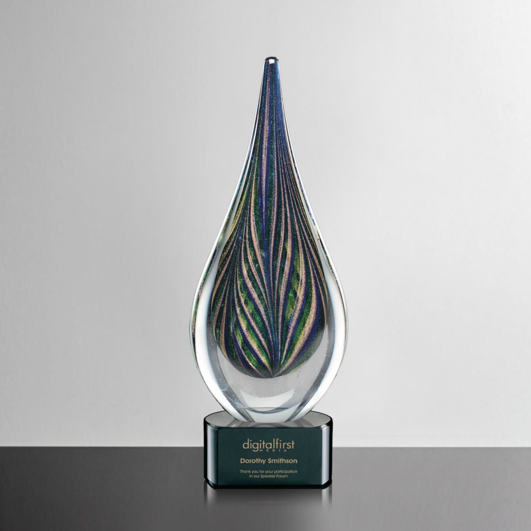 Elba Crystal Award – Luxury Corporate Trophy crystal edge - Crystal House
