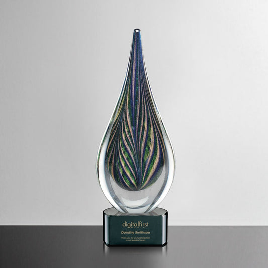 Elba Crystal Award – Luxury Corporate Trophy crystal edge - Crystal House