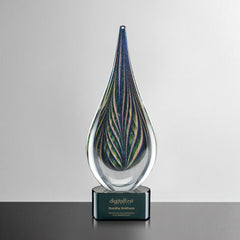 Elba Crystal Award – Luxury Corporate Trophy crystal edge - Crystal House