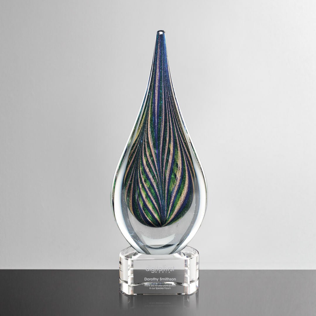 Elba Crystal Award – Luxury Corporate Trophy crystal edge - Crystal House
