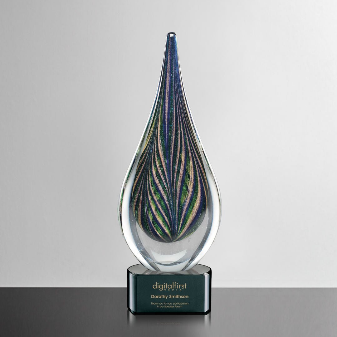 Elba Crystal Award – Luxury Corporate Trophy crystal edge - Crystal House