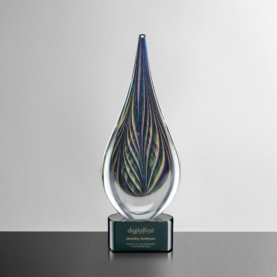 Elba Crystal Award – Luxury Corporate Trophy crystal edge - Crystal House