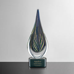 Elba Crystal Award – Luxury Corporate Trophy crystal edge - Crystal House
