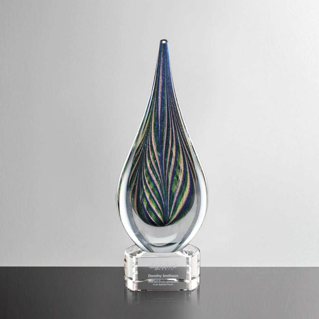 Elba Crystal Award – Luxury Corporate Trophy crystal edge - Crystal House