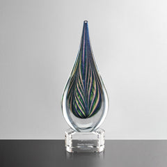Elba Crystal Award – Luxury Corporate Trophy crystal edge - Crystal House