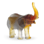 Elephant in Amber & Green by Jean François Leroy Daum