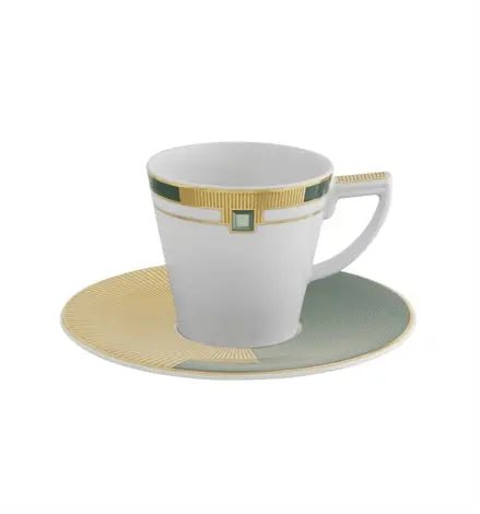 EMERALD COFFEE CUP WITH SAUCER Vista Alegre