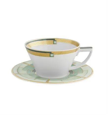 EMERALD COFFEE CUP WITH SAUCER Vista Alegre